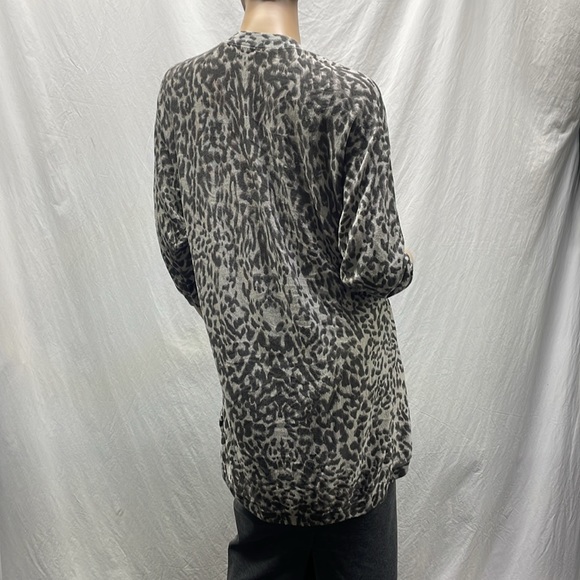 H&M Gray Animal Print Midi Cardigan - Picture 4 of 8